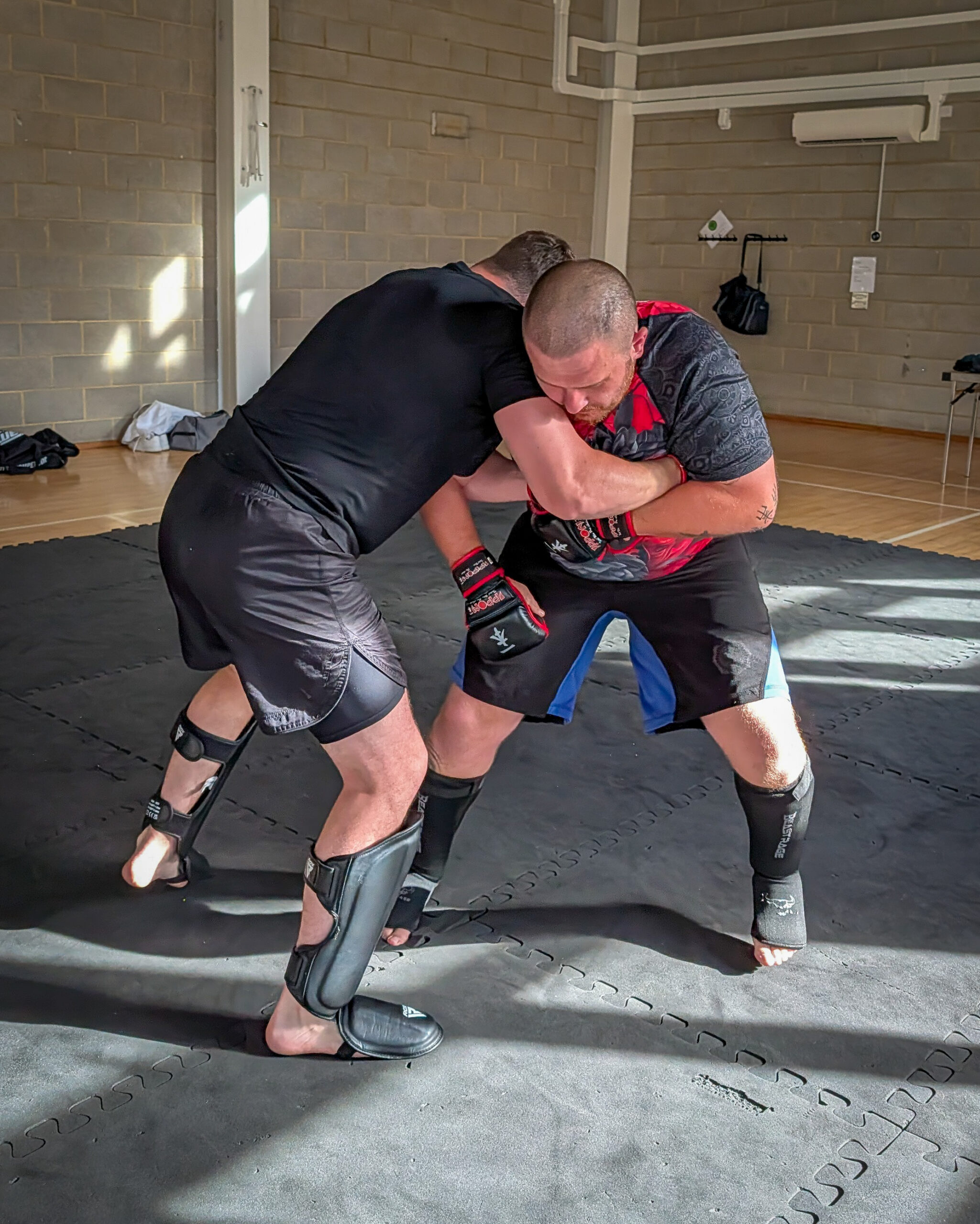 Self-defence scenario drill
